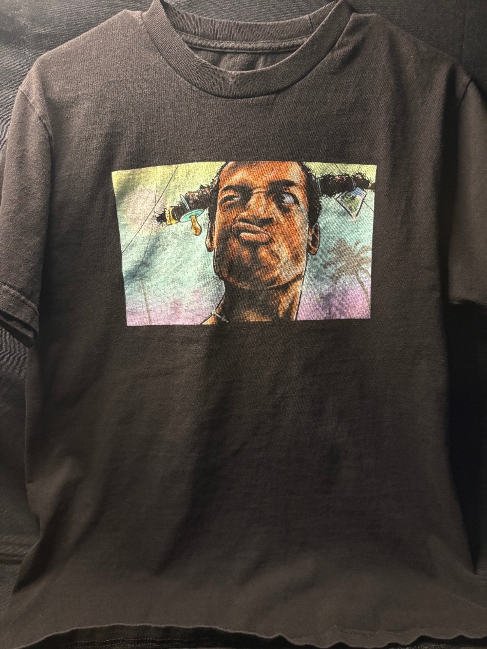 DGK LoC Dog Don’t Be A Menace Marlon Wayans Graphic T Shirt Men’s Medium Black.